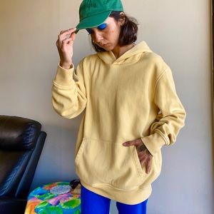 pastel yellow hoodie GAP